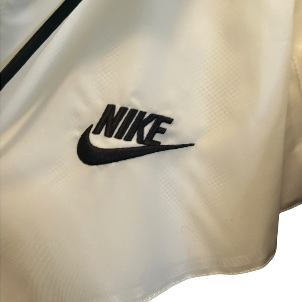 Nike Gray White Windbreaker Tracksuit Set Jacket Pants NEW - Picture 7 of 13